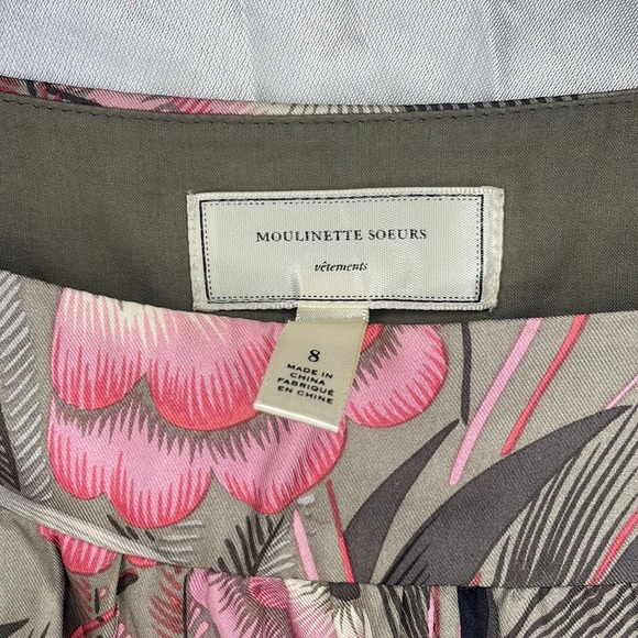 👑: Anthropologie Moulinette Soeurs 100% silk floral dress w hidden pockets 👗 - Picture 2 of 7